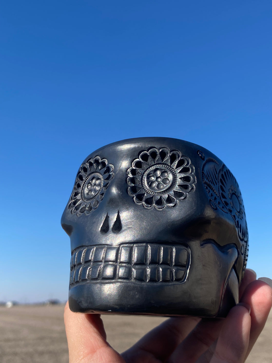 Barro Negro Calavera Mug