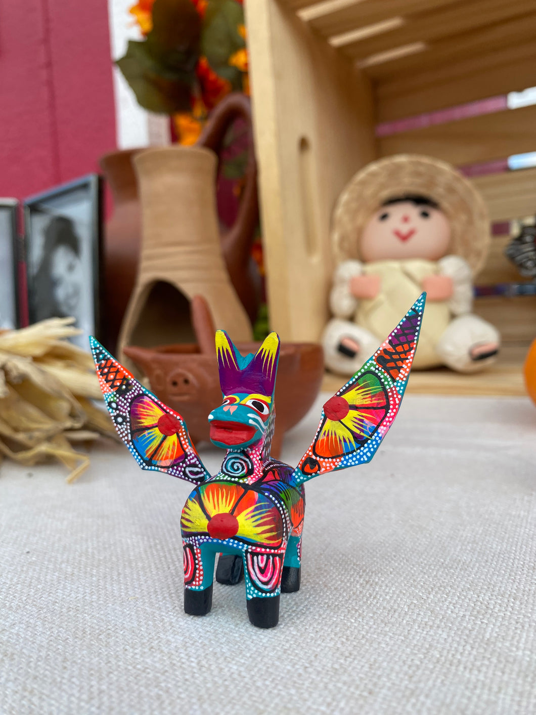 Mini Wood Horse Alebrije